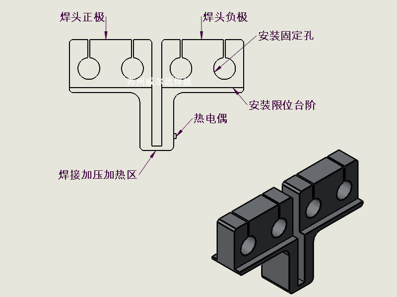 熱壓焊機焊頭結構圖